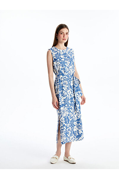 LC Waikiki Timeless Clothing & Timeless Choices Zero Roba Collar Floral Linen...