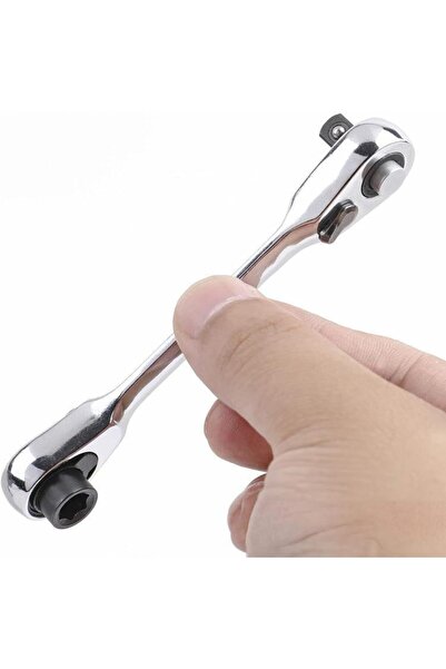Choice 2 in 1 72T Mini Ratchet Wrench, 90° Right Angle Small Ratchet Screwdri...