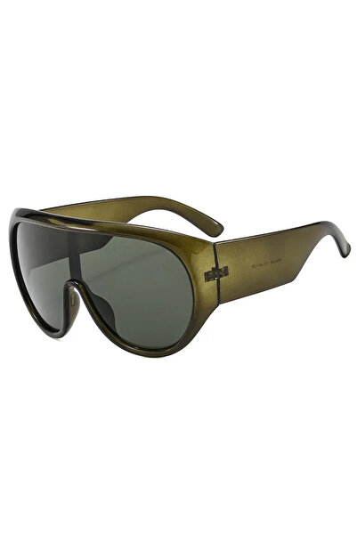 Choice Other Green Green Vintage Luxury Designer Super Large Square Sunglasse...