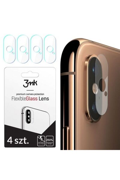 3MK FG Camera Lens Flexible Glass Film Prοtector 7H Apple (4τμ) iPhone XS MAX