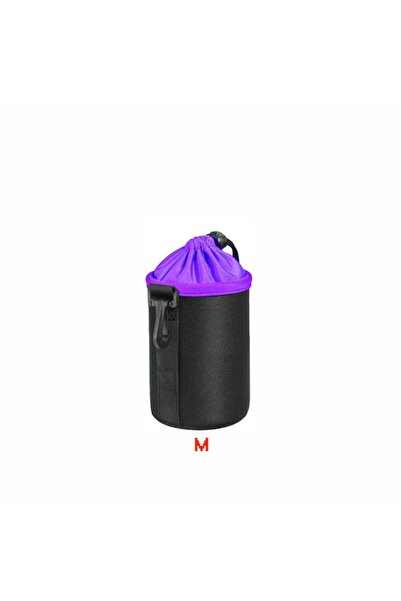 Choice1 Purple M Size Waterproof Camera Lens Bag Drawstring Bag For Canon For...