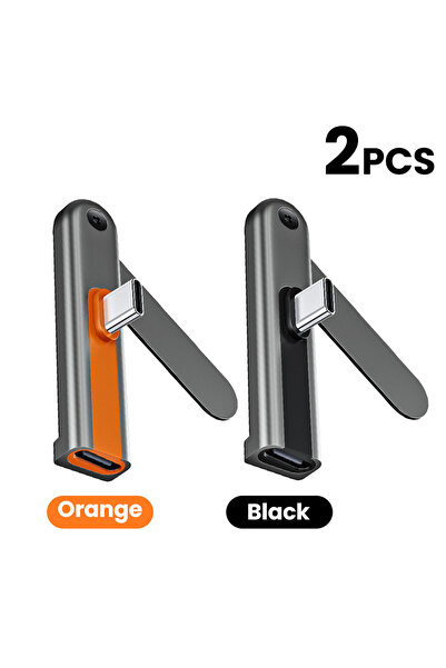 choice2 محول شحن هجين من USB C إلى Type C مع حامل للهاتف، شحن سريع 240 واط، U...