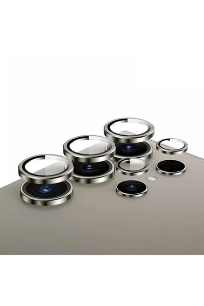 Choice32 For Galaxy S24 Ultra Gray 10H Aluminium Alloy Camera Protect Ring Fo...