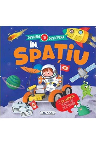 Editura Girasol Deschide si descopera, carte cu 12 clapete. In spa
