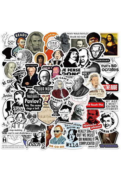 Choice 50 PCS 50PCS Funny Famous Person Consonant Meme Graffiti Stickers Viny...