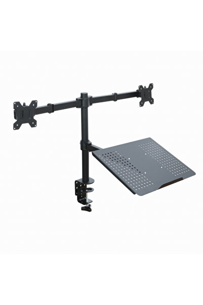 ART Suport de birou pentru 2 monitoare LED/LCD de 13-27 inch + laptop L-25