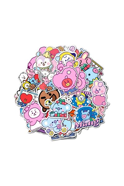 Choice 55 small stickers BT21 anime merchandise cartoon cute graffiti sticker...