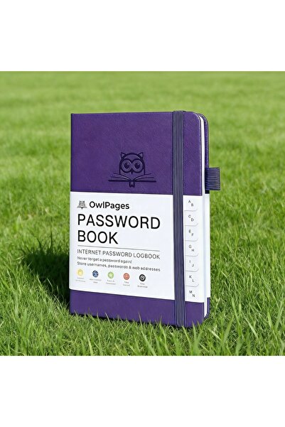 Choice Purple Password Keeper Journal - Organize & Store Passwords Alphabetic...