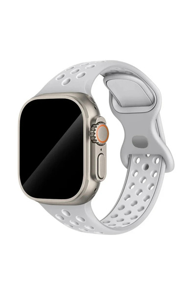 Choice40 44 45 42 49 S10-46MM 8 Light Grey White Original Sport Strap for Wat...
