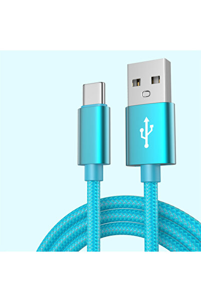 Choice11 كابل USB نوع C أزرق سريع الشحن بطول 1 متر لهواتف آيفون 15 و16 و17 بر...