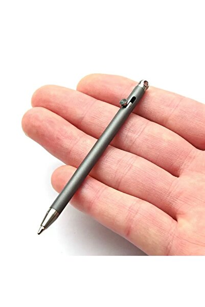 Choice GRAY 2026 Creative Titanium Alloy Mini Bolt Pen EDC Portable Keychain ...