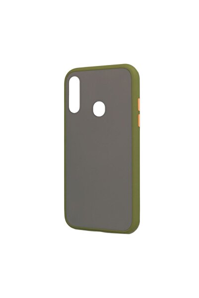OEM Θήκη Color Button Bumper Samsung Galaxy A20s Χακί