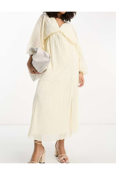Evendi Rochie lunga, Crem