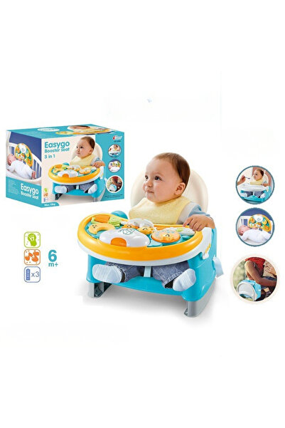 Hibobi Premium 3-in-1 Booster Seat Foldable Portable Baby Toddler Dining Feed...