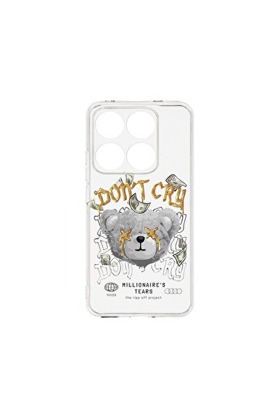 bestcase Калъф за Xiaomi 14T, BestCase™ Прозрачен силиконов 2ММ, Мече Милионе...