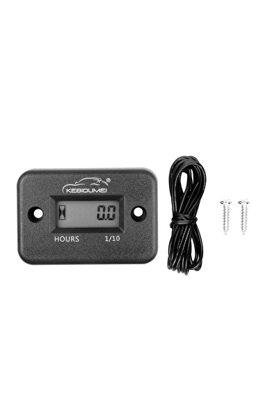 Choice1 عداد ساعات رقمي أسود بشاشة LCD مقاوم للماء للدراجات النارية والدراجات...
