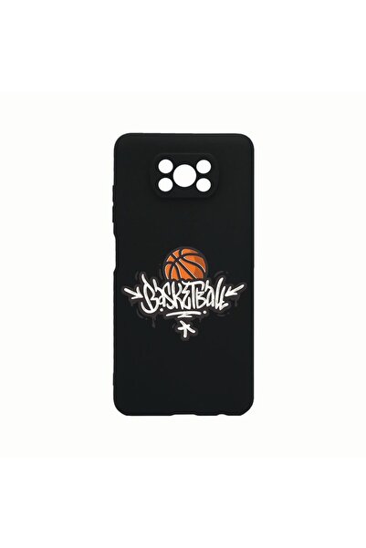 bestcase Husa Silicon, Compatibila cu Xiaomi Poco X3 Pro, Basketball, Reziste...