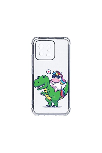 bestcase Husa BestCase¬Æ Anti Shock 1.5MM, Compatibila Cu Xiaomi 13, Dino Rid...