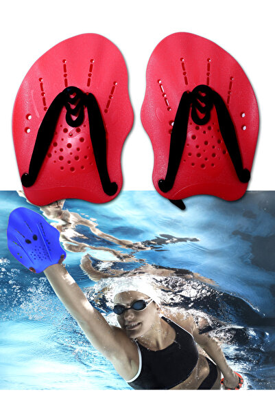 Choice5 Red 1 pair of swimming training paddles, swimming training paddles wi...