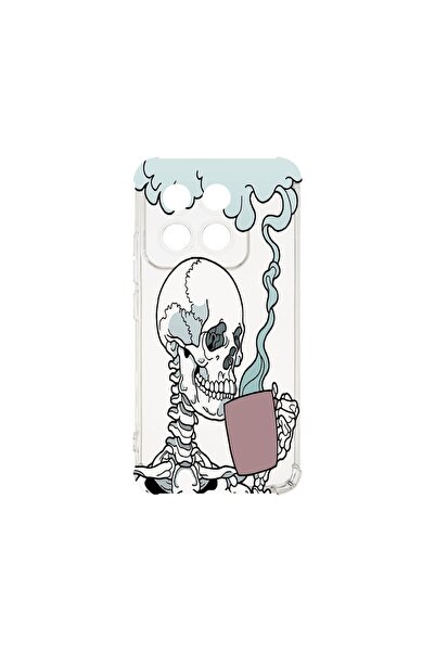 bestcase Husa pentru Xiaomi 14T Pro, BestCase¬Æ Anti Shock 1.5MM, Skull, Rezi...