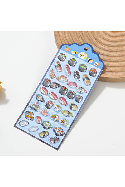 Choice3 E Mini Japanese Sushi 3D Relief Drop Sticker Scrapbooking DIY Journal...