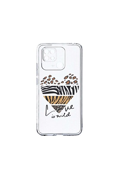 bestcase Διαφανής Θήκη Σιλικόνης 2MM, Συμβατή με Xiaomi Redmi 10C, Love Is Wi...