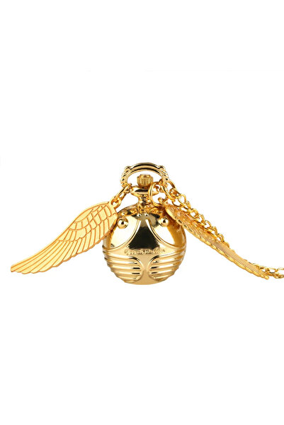 Choice QiuMian Hot Movie Potters Golden Snitch Necklace Delicate Quartz Pocke...