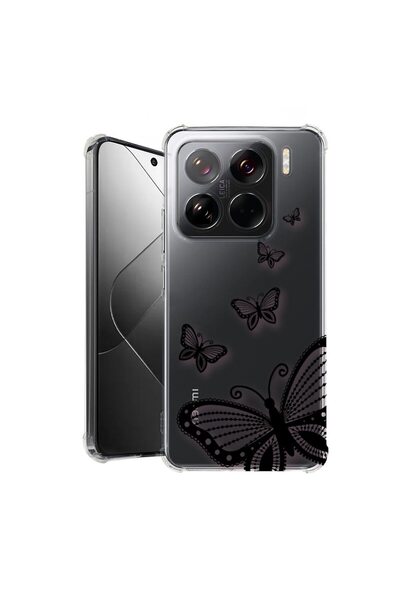 bestcase ¬Æ Husa pentru Xiaomi 15 Pro, Anti Shock 1.5MM, Butterfly, Protectie...