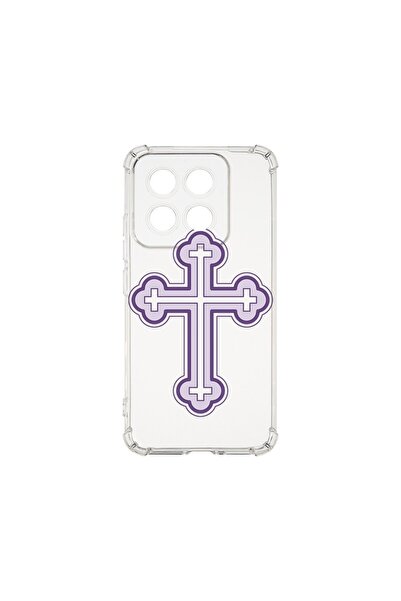 bestcase Husa pentru Xiaomi 14T, BestCase¬Æ Anti Shock 1.5MM, Purple Cross, R...