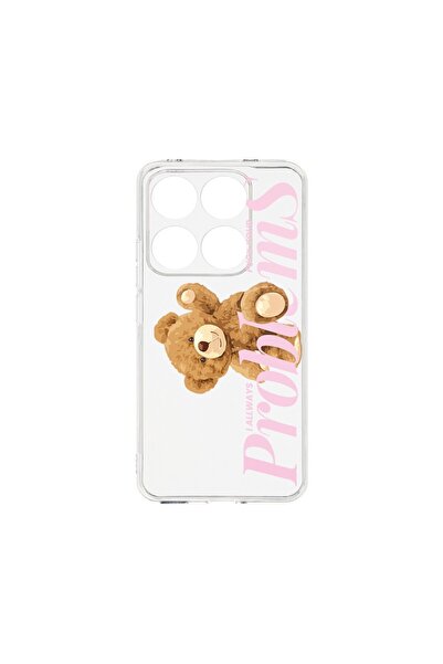 bestcase Калъф за Xiaomi 14T, BestCase™ Прозрачен силиконов 2ММ, Мече - Вашит...
