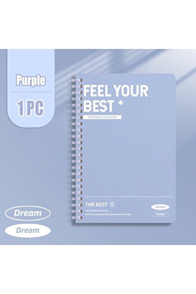 Choice 04 60Sheets/Book A5 Spiral Notebooks Perforated Pages Color Notepad Ho...