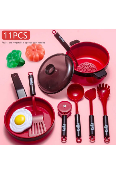 choice2 11pcs Kitchen Toys Set For Kids Girl Cooking Baby Cutting Fruit Cooki...