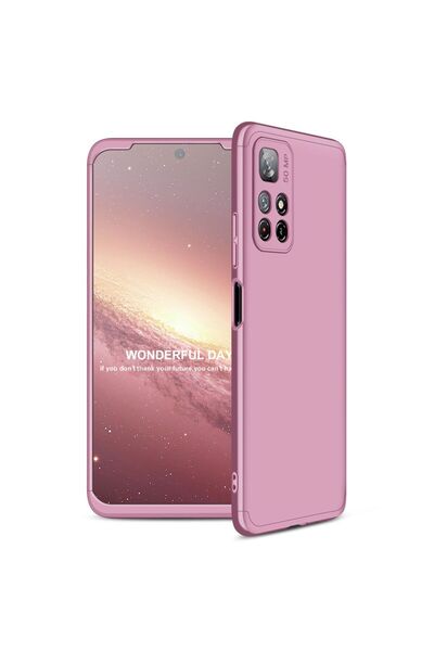 GKK 360 Full Body Protection Xiaomi Poco M4 Pro 5G / Redmi Note 11s 5g Ροζ Χρυσό