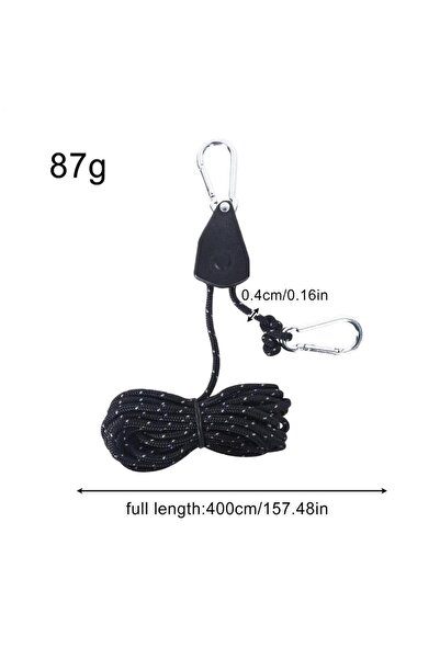 choice2 Black Heavy-Duty Ratcheting Rope Tie Downs Adjustable Lock Ratchet fo...