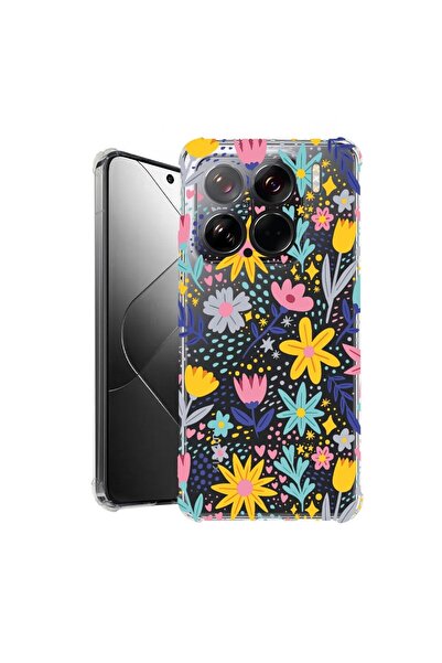 bestcase ¬Æ Husa pentru Xiaomi 15, Anti Shock 1.5MM, Little Flowers, Protecti...