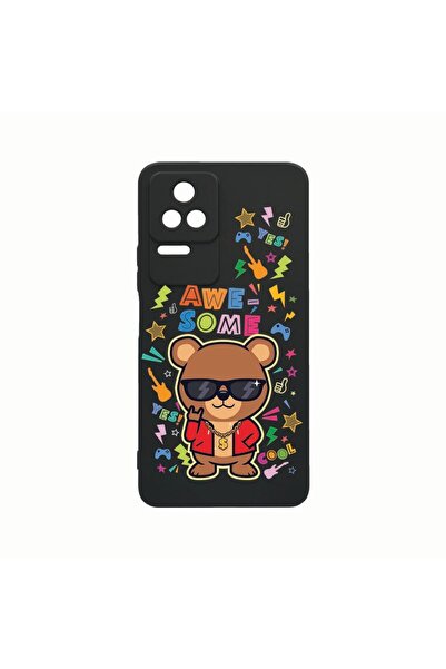 bestcase Husa Silicon, Compatibila Cu Xiaomi Poco M5s, Awesome Teddy Bear, Re...