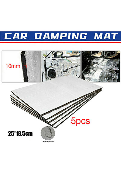 Choice5 250X180X10mm 5PCS Car Sound Deadener Heat Insulation Mat For Auto Van...