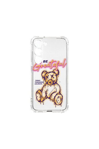 bestcase Husa Anti Shock 1.5MM, compatibilă cu Samsung Galaxy S23 Plus, Ursul...