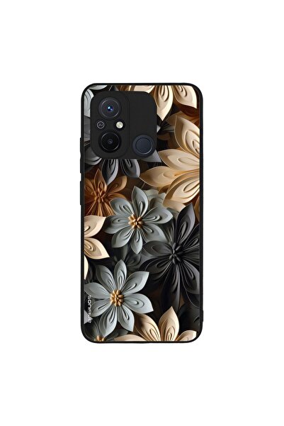 Sonique Θήκη 3D Flower Series για Xiaomi Redmi 12C Γκρι