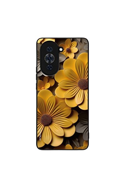 Sonique Θήκη 3D Flower Series για Huawei Nova 10 Pro Κίτρινο