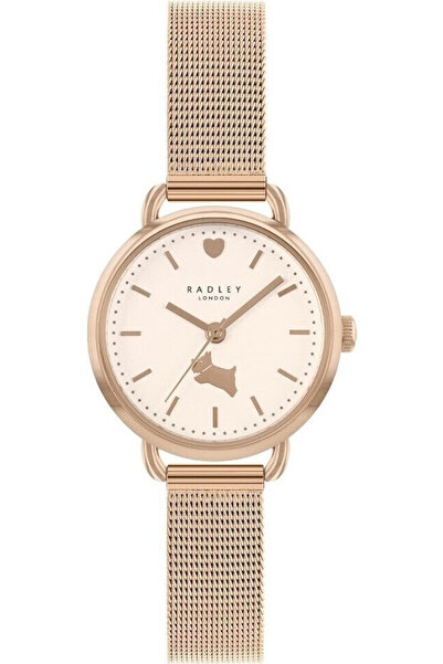 Radley Γυναικείο ρολόι 26 χιλιοστά με μπαταρία και μεταλλικό μπρασελέ σε ροζ ...