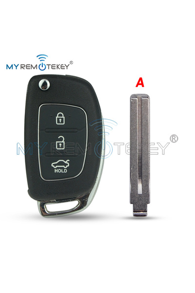 Choice غلاف مفتاح تحكم عن بعد قابل للطي من نوع REMTEKEY FCC ID RKE-4F08 لسيار...