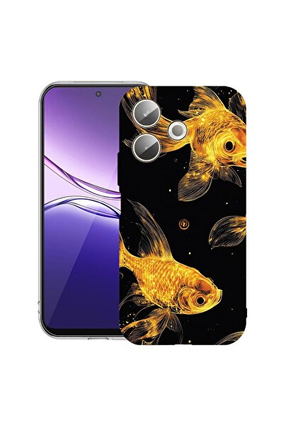 bestcase Θήκη για Xiaomi Redmi 13x / Poco M6 4G με σχέδιο χρυσών ψαριών, Διαφ...