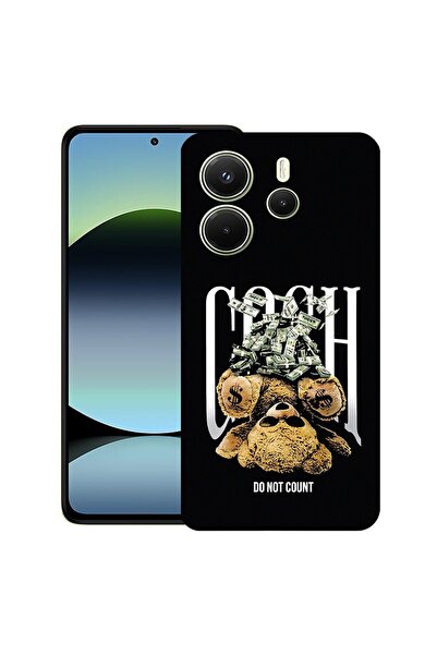 bestcase ¬Æ Husa pentru Xiaomi Redmi Note 14, Teddy Bear Money, Slim Silicon ...