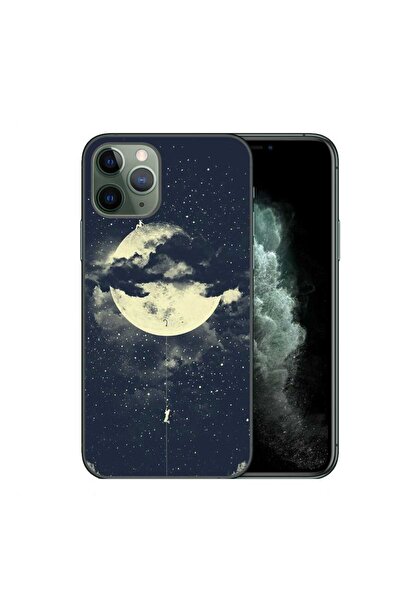 OEM Husa compatibila cu Apple iPhone 11 Pro Max Silicon Gel Tpu Model Moon Cl...