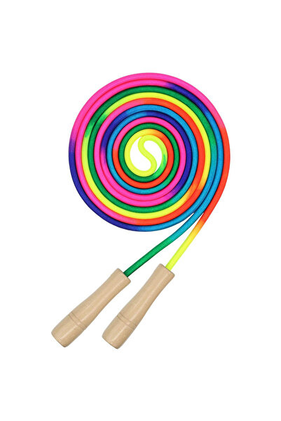 Choice Rod 5M Rainbow Long Rope Group Skipping Children Students Speed -Fit J...