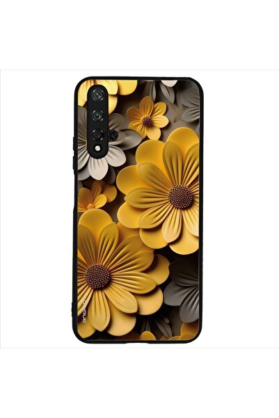 Sonique Θήκη 3D Flower Series για Honor 20 / Nova 5T Κίτρινο
