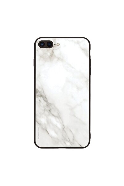 Sonique Θήκη Marble Series για Apple iPhone 7 Plus / iPhone 8 Plus Λευκό