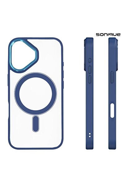 Sonique Θήκη Magnetic MagMetal Apple iPhone 16 Plus Μπλέ