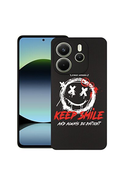 bestcase ¬Æ Husa Slim Silicon pentru Xiaomi Redmi Note 14 5G, Keep Smile, 202...